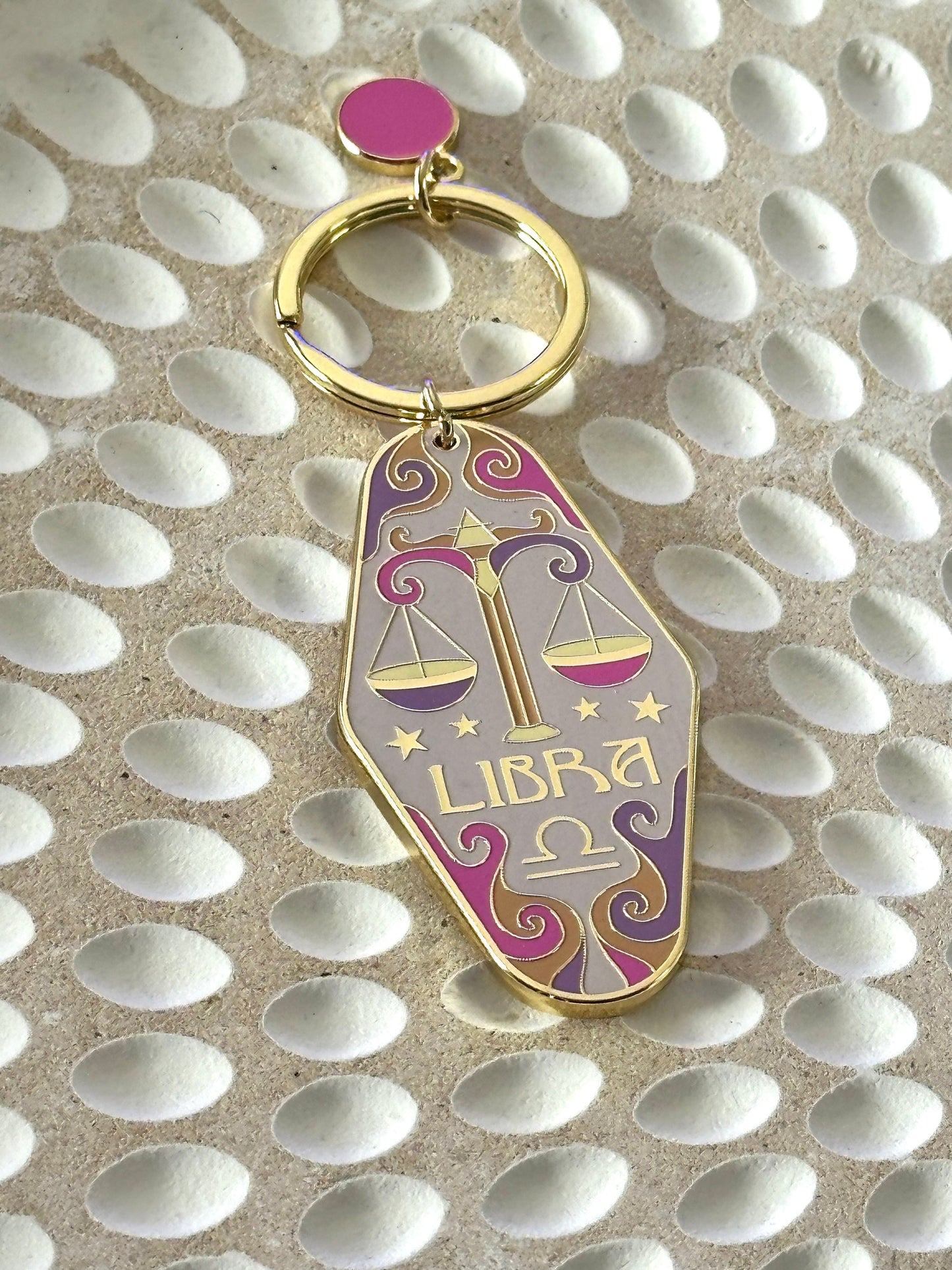 Zodiac Retro Motel Zodiac Keychain - Style By Shanny