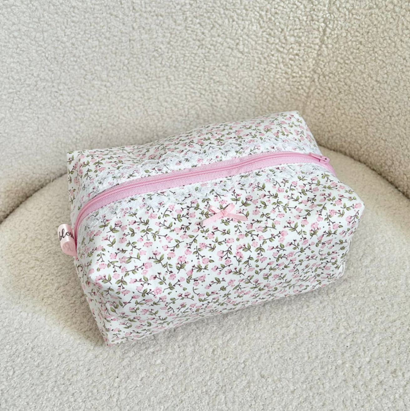 Coquette Fabric Cosmetic Bags