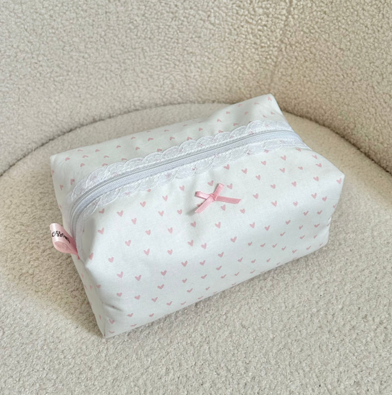 Coquette Fabric Cosmetic Bags