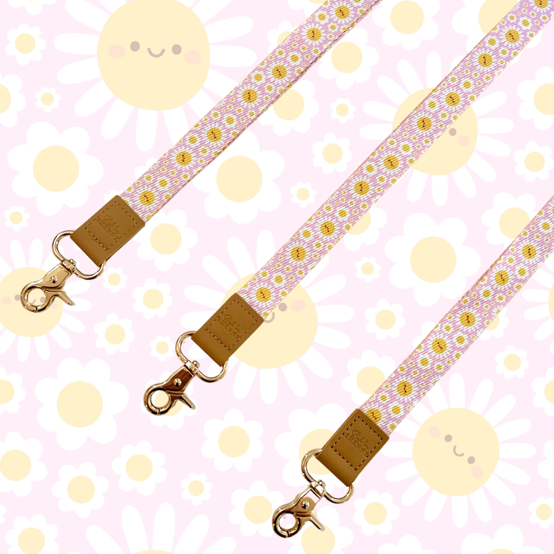 Happy Daisies Fabric Lanyard - Style By Shanny